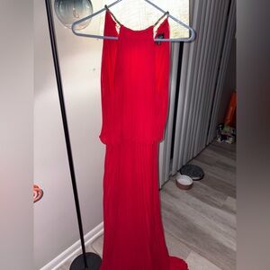 Elegant Red Evening Dress